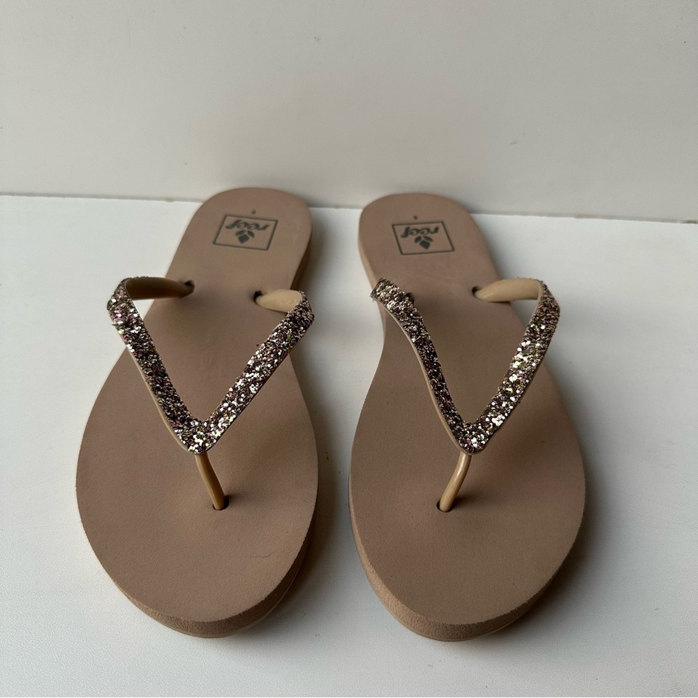 Reef Women's Cushion Stargazer Sandals Flip Flop Gemstone Size:6-7